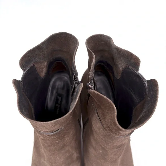 PAUL GREEN Sheridan Brown Nubuck Suede Ankle Boots 8 - Picture 11 of 15